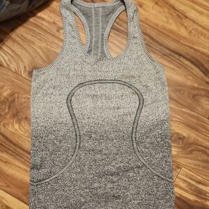 Lululemon Athletica Gray Racerback Tank Top